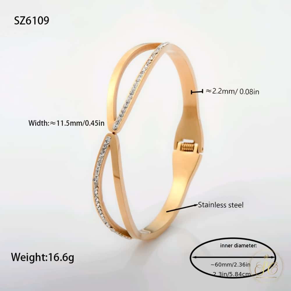 Modern Classic Luminous Cubic Zirconia Bracelet - SeoulChic.store
