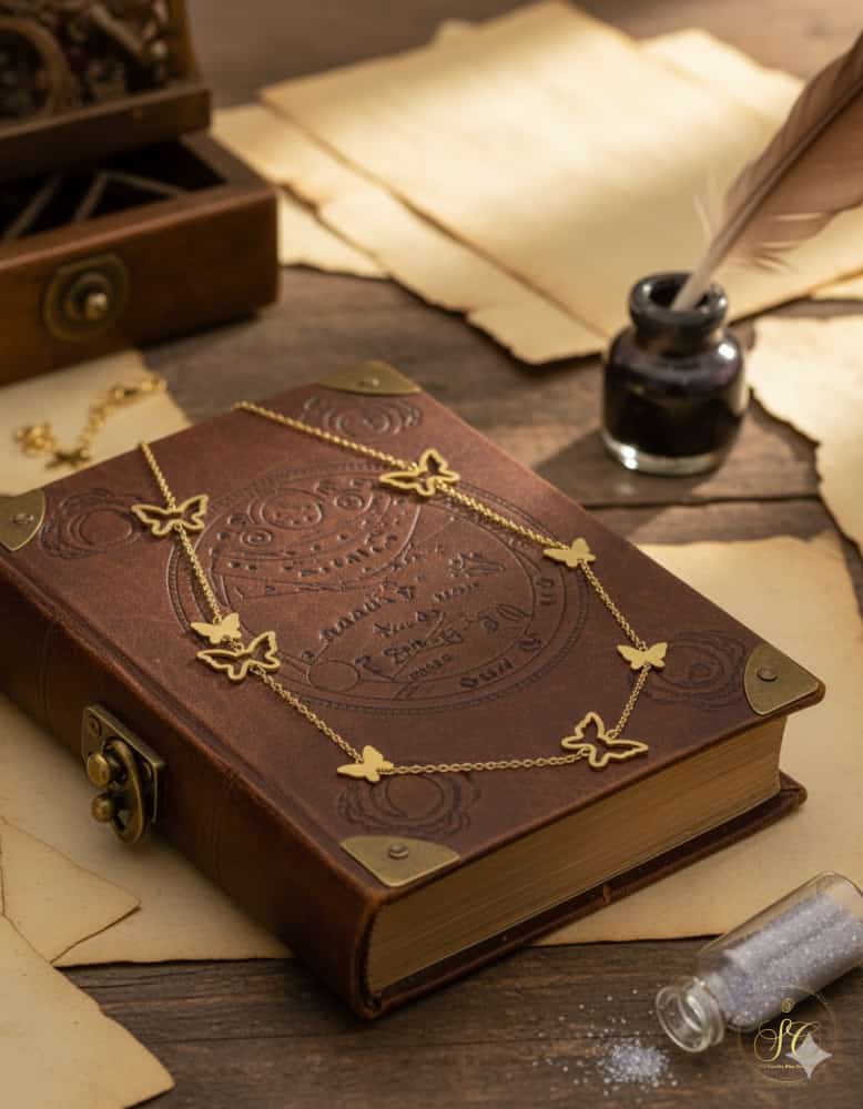 Elegant 18K Goldplated Butterfly Long Necklace - SeoulChic.store