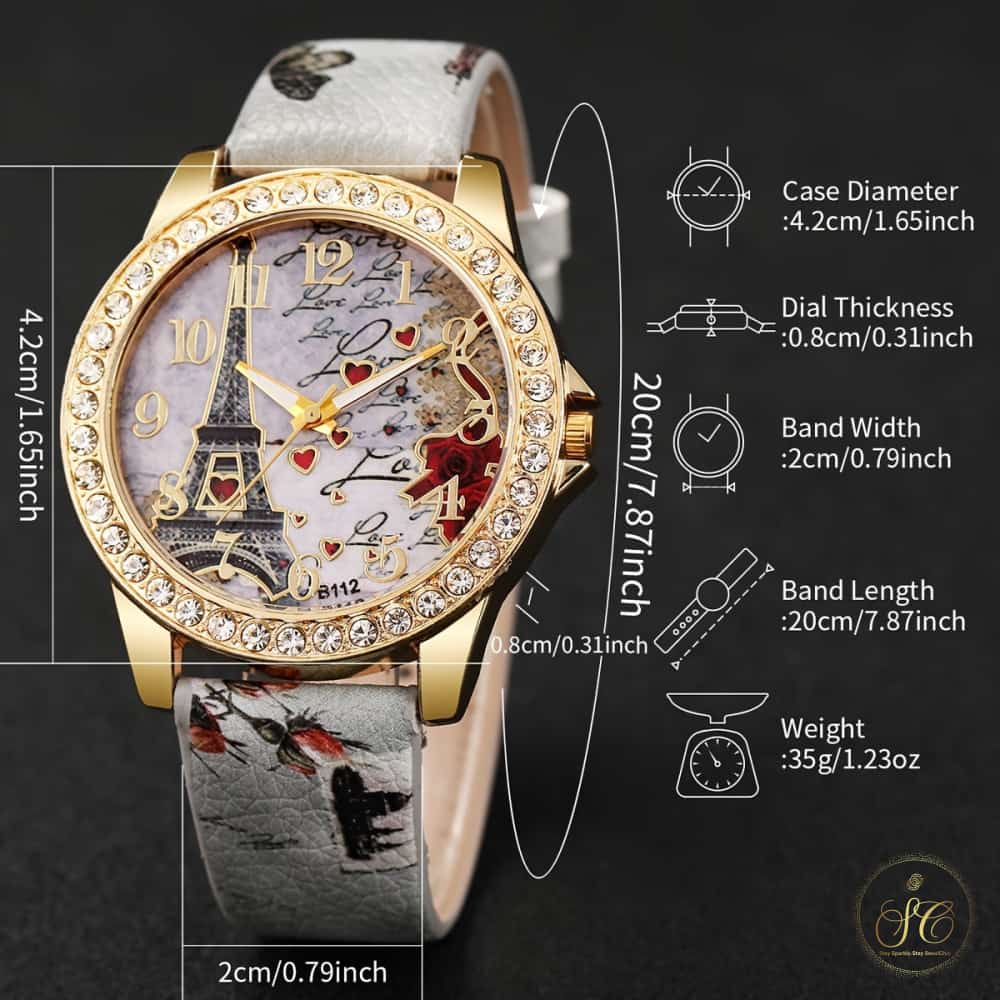 Luxury Fashion Digital Tower Dial Watch And Bracelet Set - SeoulChic.store