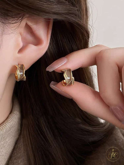 Signature 3Pairs Elegant Vintage French Chic Mini Earrings Set - SeoulChic.store