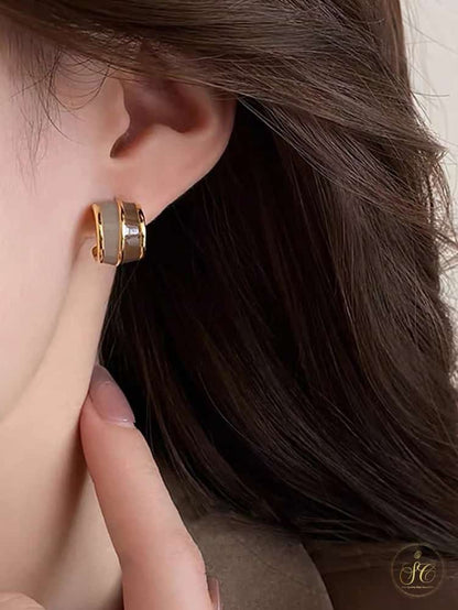 Signature 3Pairs Elegant Vintage French Chic Mini Earrings Set - SeoulChic.store