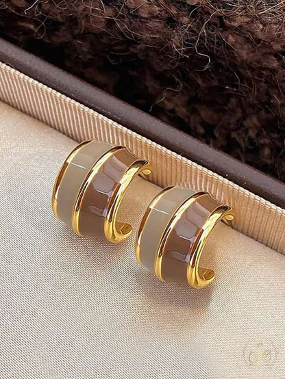 Signature 3Pairs Elegant Vintage French Chic Mini Earrings Set - SeoulChic.store