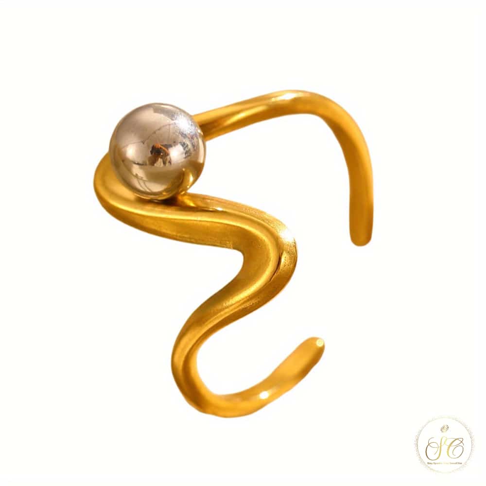 Signature 3Piece Chic Nongeometric Irregular Ring Set - SeoulChic.store