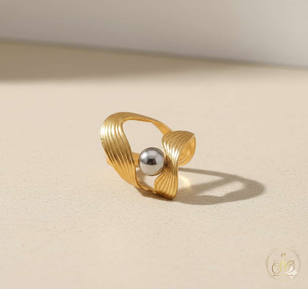 Refined 3Piece Unique Freeform Irregular Shape Ring Set - SeoulChic.store