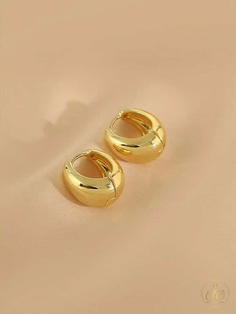 Modern 5Piece Minimalist Vintage Geometric Metal Earrings Set - SeoulChic.store