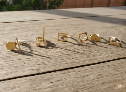Luxury 6Piece Random Stylish Irregular Geometric Shapes Ring Set - SeoulChic.store