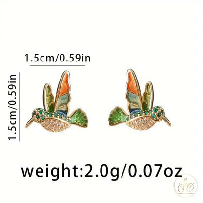 Classic Bohemian Hummingbird Earrings - SeoulChic.store
