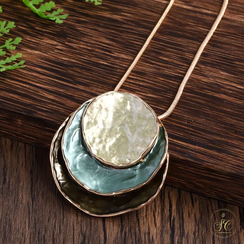 Elegant Bohemian Round Zinc Alloy Enamel Jewelry Set - SeoulChic.store