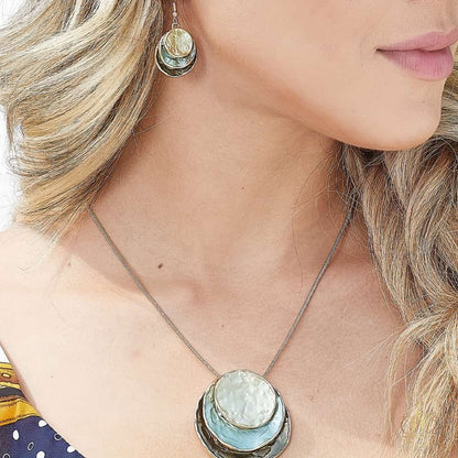 Elegant Bohemian Round Zinc Alloy Enamel Jewelry Set - SeoulChic.store