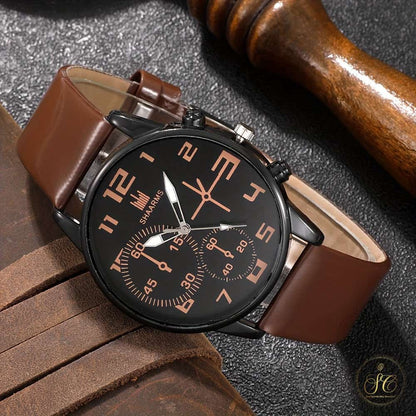 Premium Casual Analog Quartz Watch Bracelet Set - SeoulChic.store