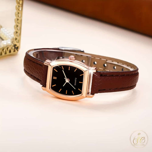 Graceful Casual Watch And Heart Jewelry Set - SeoulChic.store