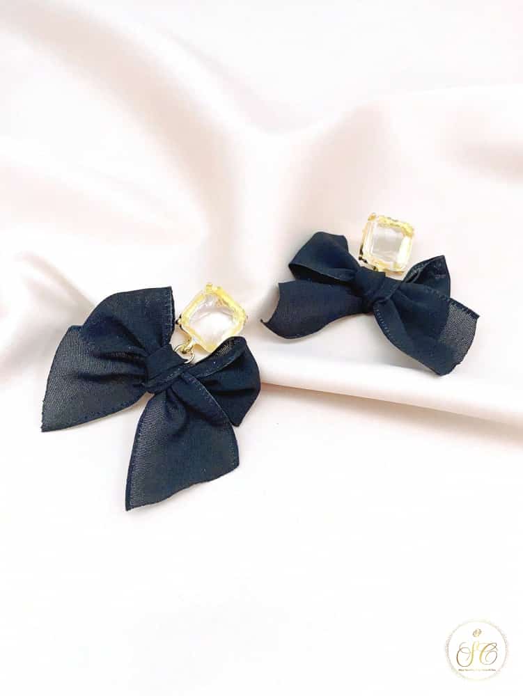 Luxury Charming Bow And Square Earrings - SeoulChic.store