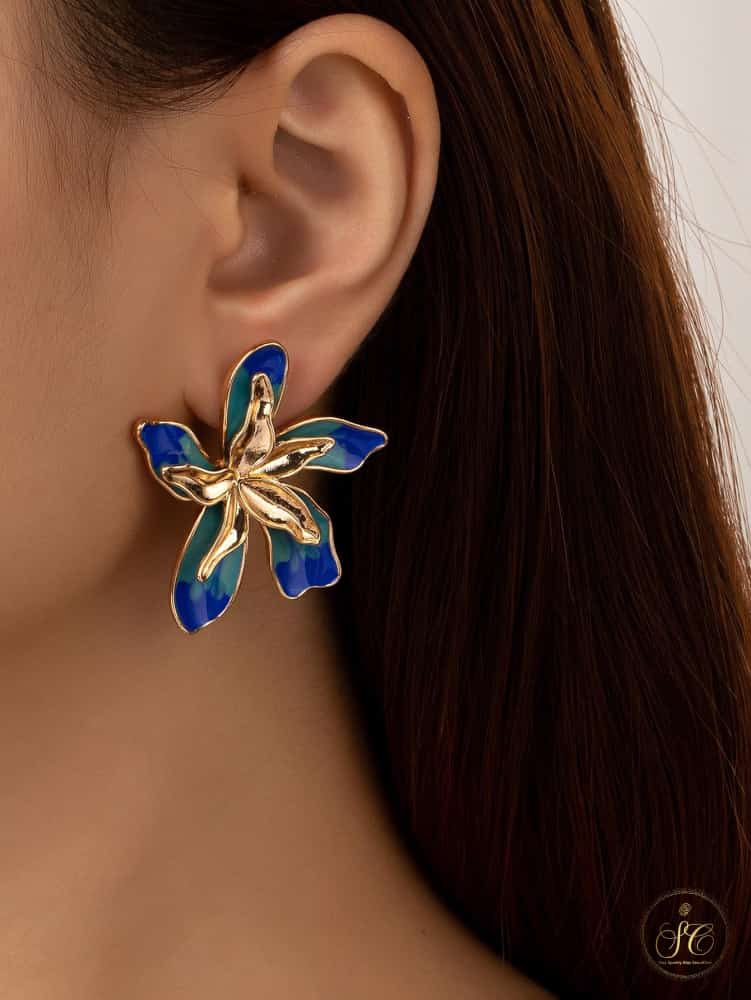 Refined Charming Flower Earrings - SeoulChic.store