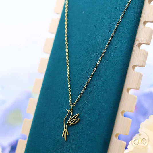 Chic Charming Stainless Steel Hummingbird Pendant Necklace - SeoulChic.store