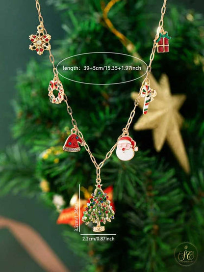Premium Christmas Tree Pendant Necklace - SeoulChic.store