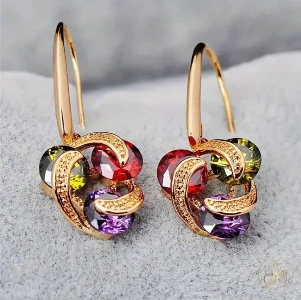 Classic Colorful Bohemian Pendant Earrings - SeoulChic.store