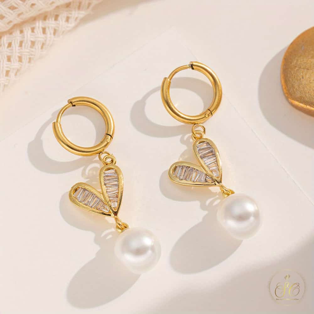 Signature Creative French Style Gold Plated Leaf Jewelry Set - SeoulChic.store