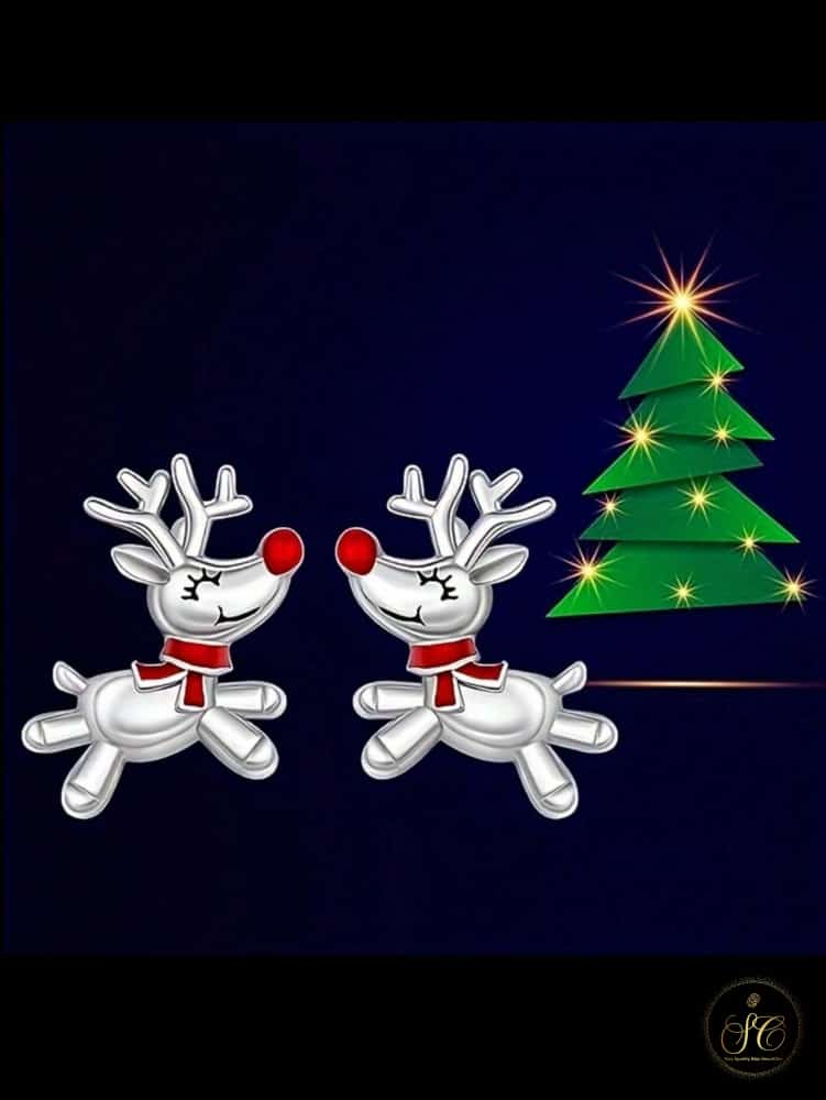Classic Cute Reindeer Earrings - SeoulChic.store