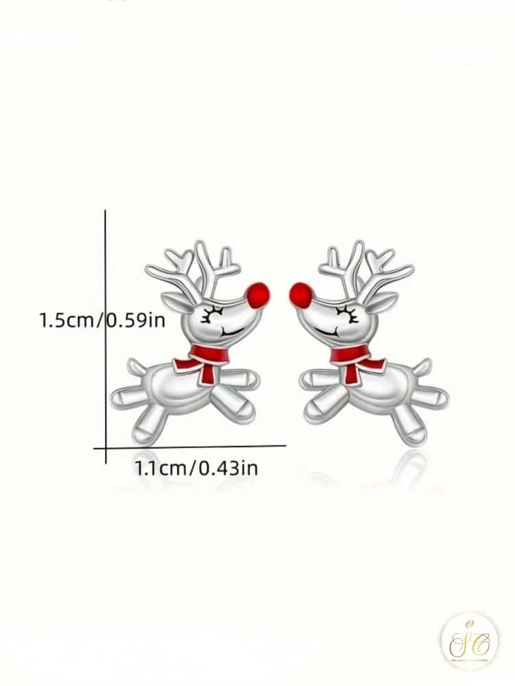 Classic Cute Reindeer Earrings - SeoulChic.store