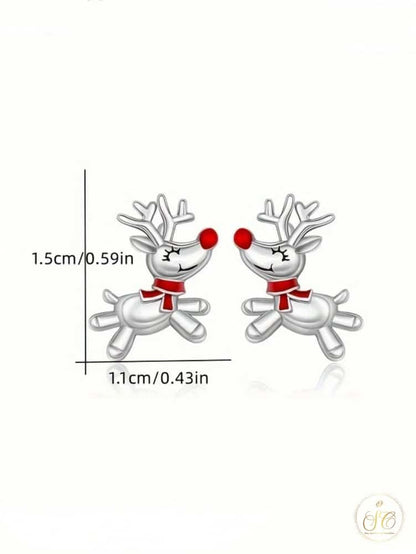 Classic Cute Reindeer Earrings - SeoulChic.store