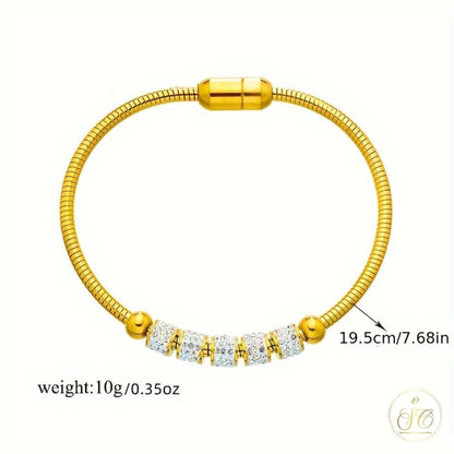 Premium Elegant French Retro Minimalist Golden Bracelet - SeoulChic.store