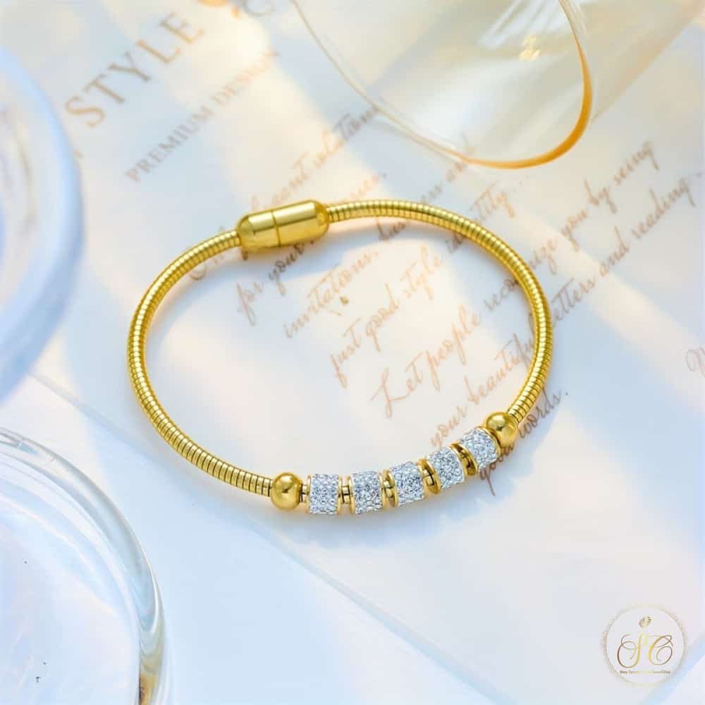 Premium Elegant French Retro Minimalist Golden Bracelet - SeoulChic.store