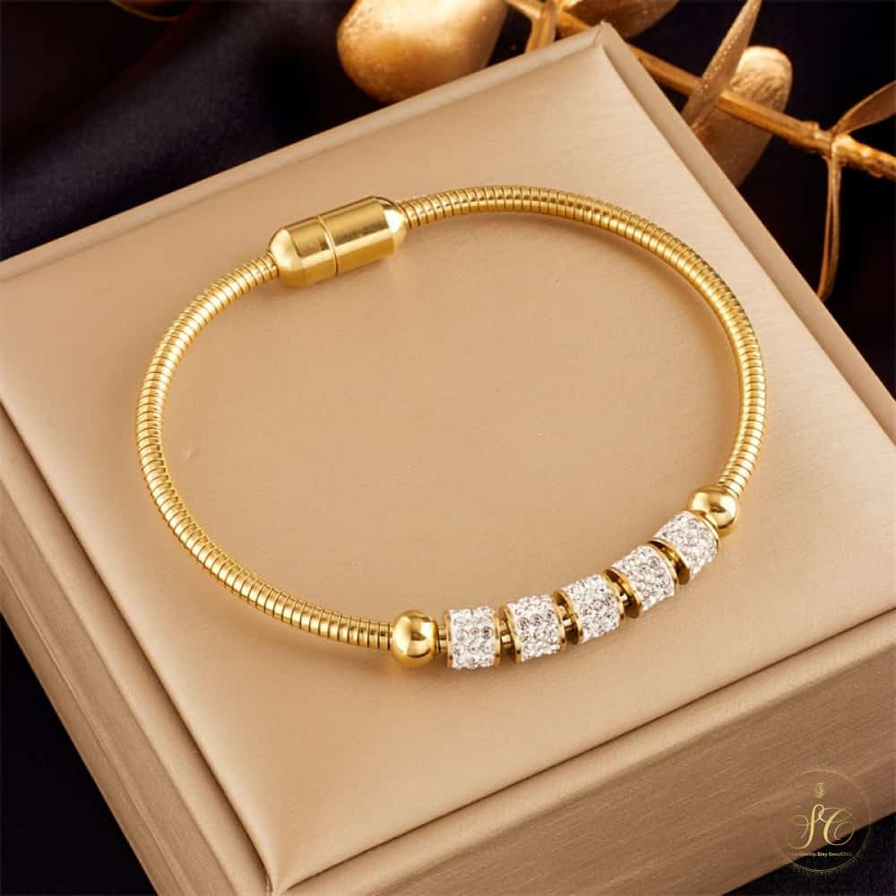 Premium Elegant French Retro Minimalist Golden Bracelet - SeoulChic.store