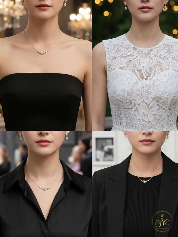 Graceful Elegant Gold Flower And Snake Pendant Necklace - SeoulChic.store