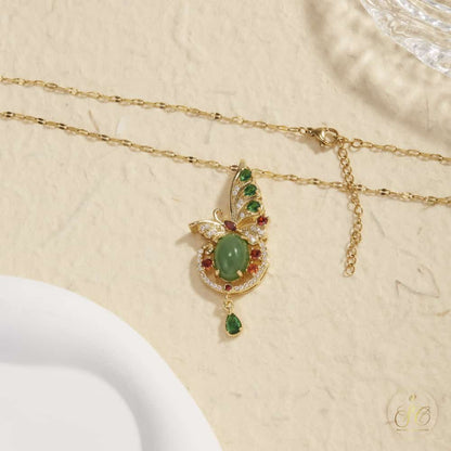 Timeless Elegant Gold Plated Butterfly Pendant Necklace - SeoulChic.store