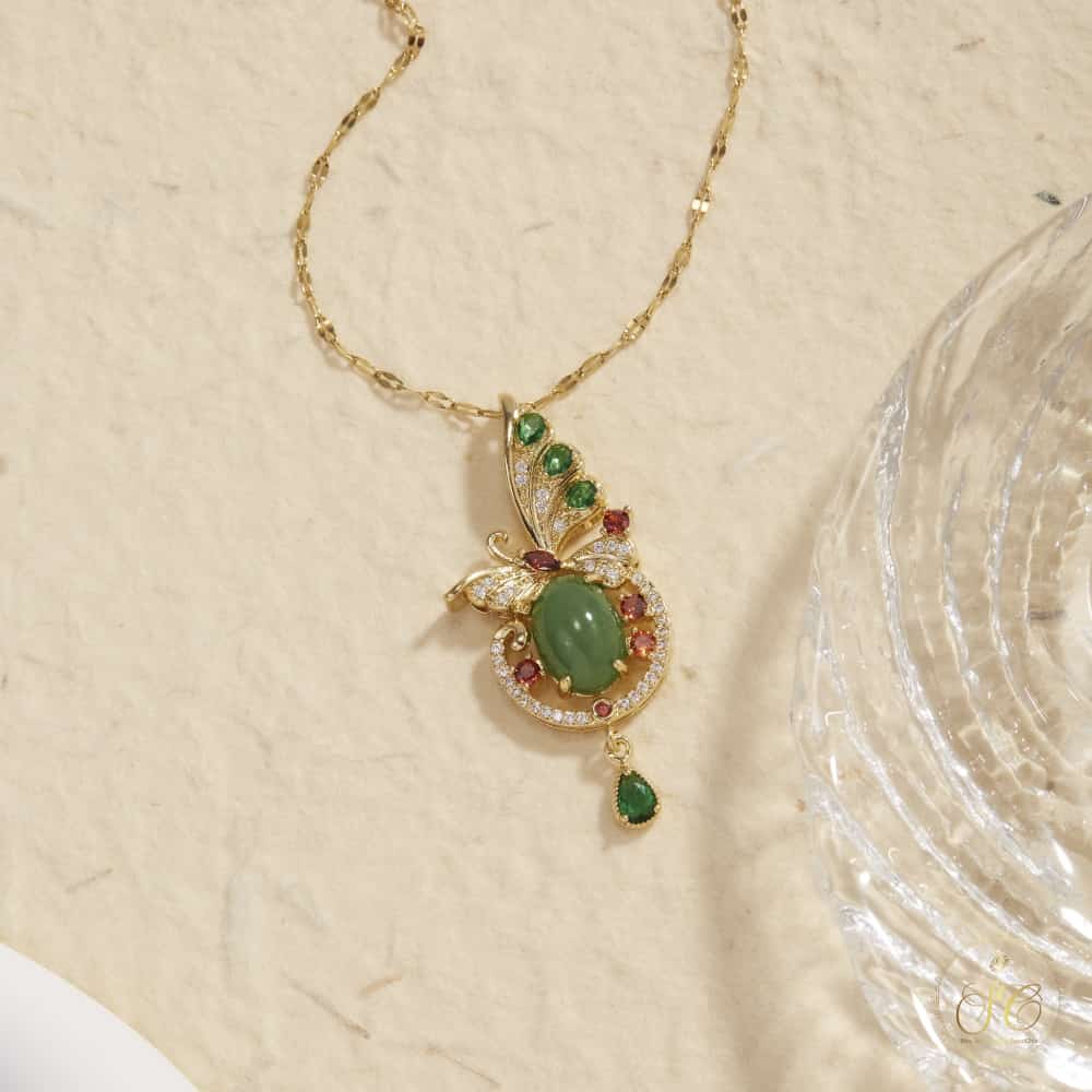 Timeless Elegant Gold Plated Butterfly Pendant Necklace - SeoulChic.store