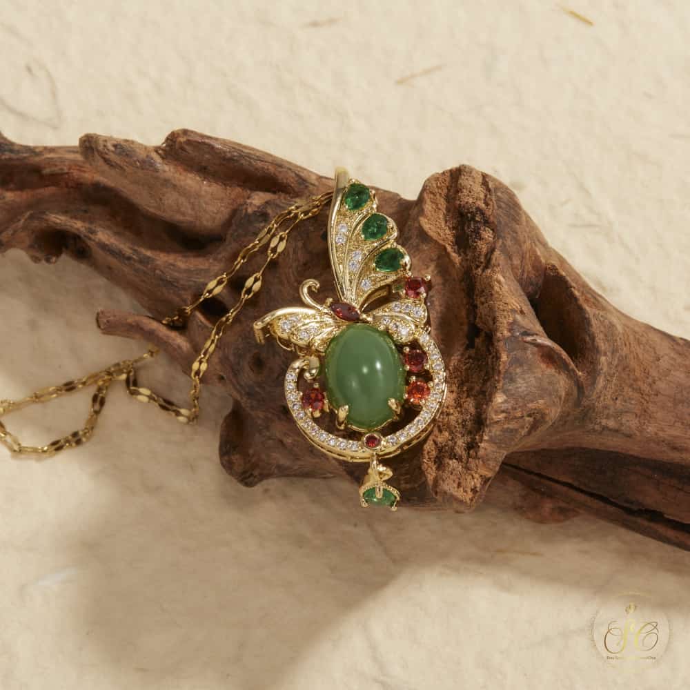 Timeless Elegant Gold Plated Butterfly Pendant Necklace - SeoulChic.store