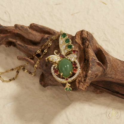 Timeless Elegant Gold Plated Butterfly Pendant Necklace - SeoulChic.store