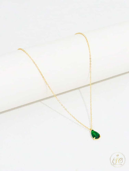 Classic Exquisite Vintage Green Pendant Necklace - SeoulChic.store