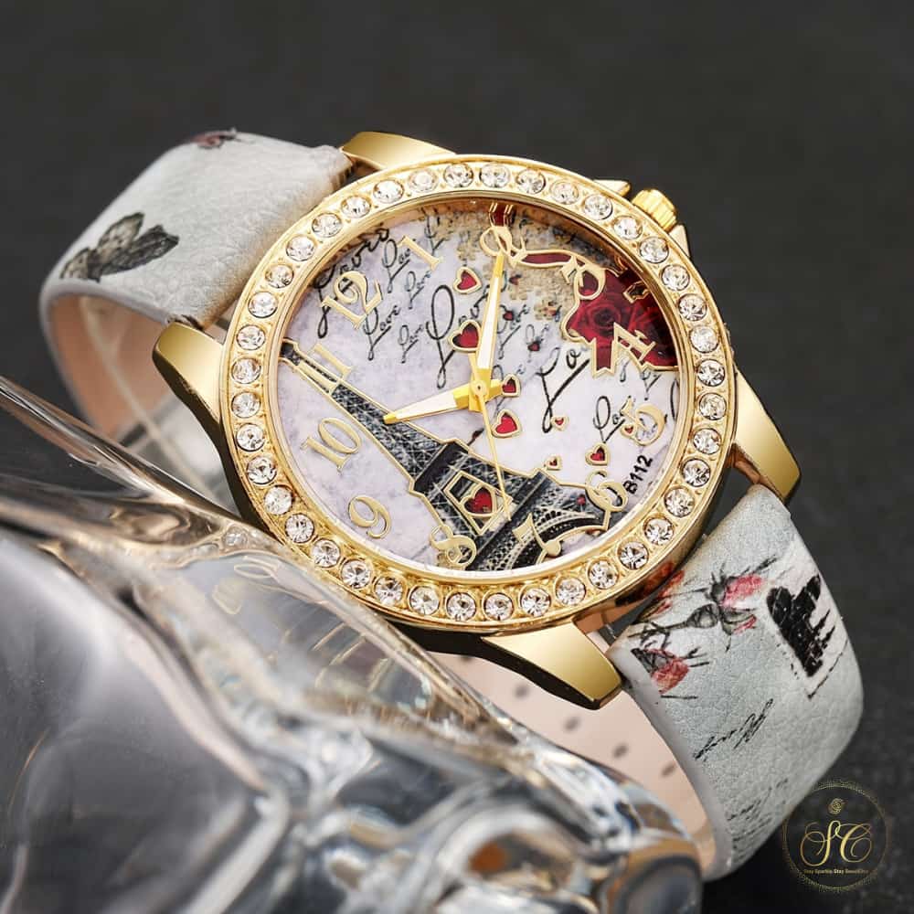 Luxury Fashion Digital Tower Dial Watch And Bracelet Set - SeoulChic.store