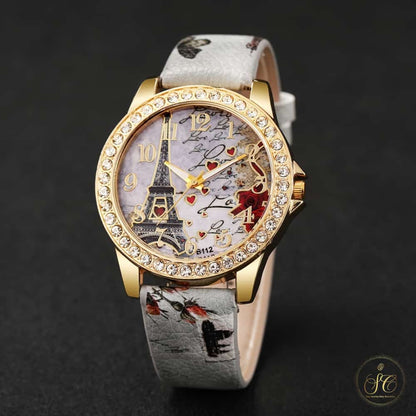 Luxury Fashion Digital Tower Dial Watch And Bracelet Set - SeoulChic.store