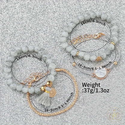 Luxury Fashion Digital Tower Dial Watch And Bracelet Set - SeoulChic.store