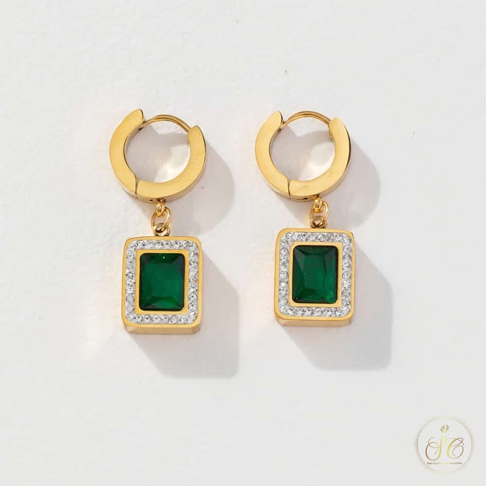 Elegant Luxurious White Tbar Stainless Steel Jewelry Set - SeoulChic.store