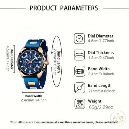 Premium Luxury Watch And Bracelet Set - SeoulChic.store