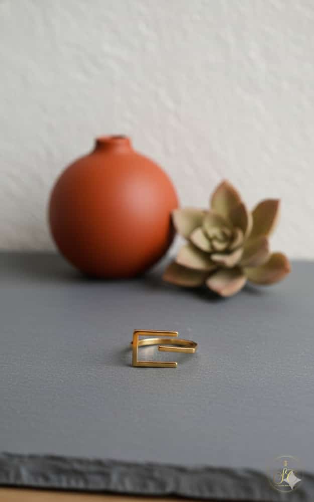 Elegant Modern Irregular Geometry Inspired Ring Set - SeoulChic.store