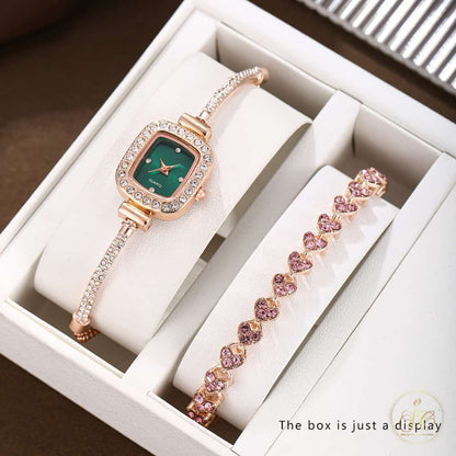 Luxury Stylish And Versatile Cute Watch And Bracelet Set - SeoulChic.store