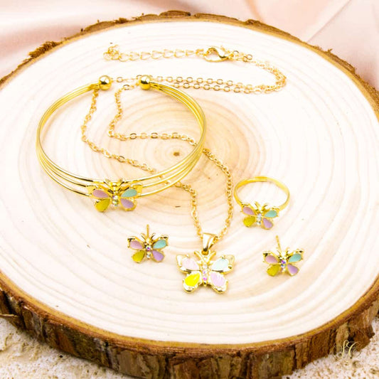 Graceful Stylish Butterfly Jewelry Set - SeoulChic.store