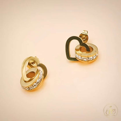 Modern Stylish French Romantic Inlaid Cubic Zirconia Jewelry Set - SeoulChic.store