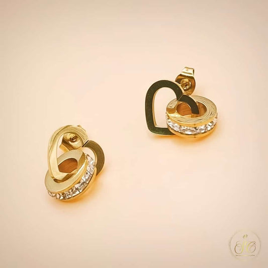 Modern Stylish French Romantic Inlaid Cubic Zirconia Jewelry Set - SeoulChic.store