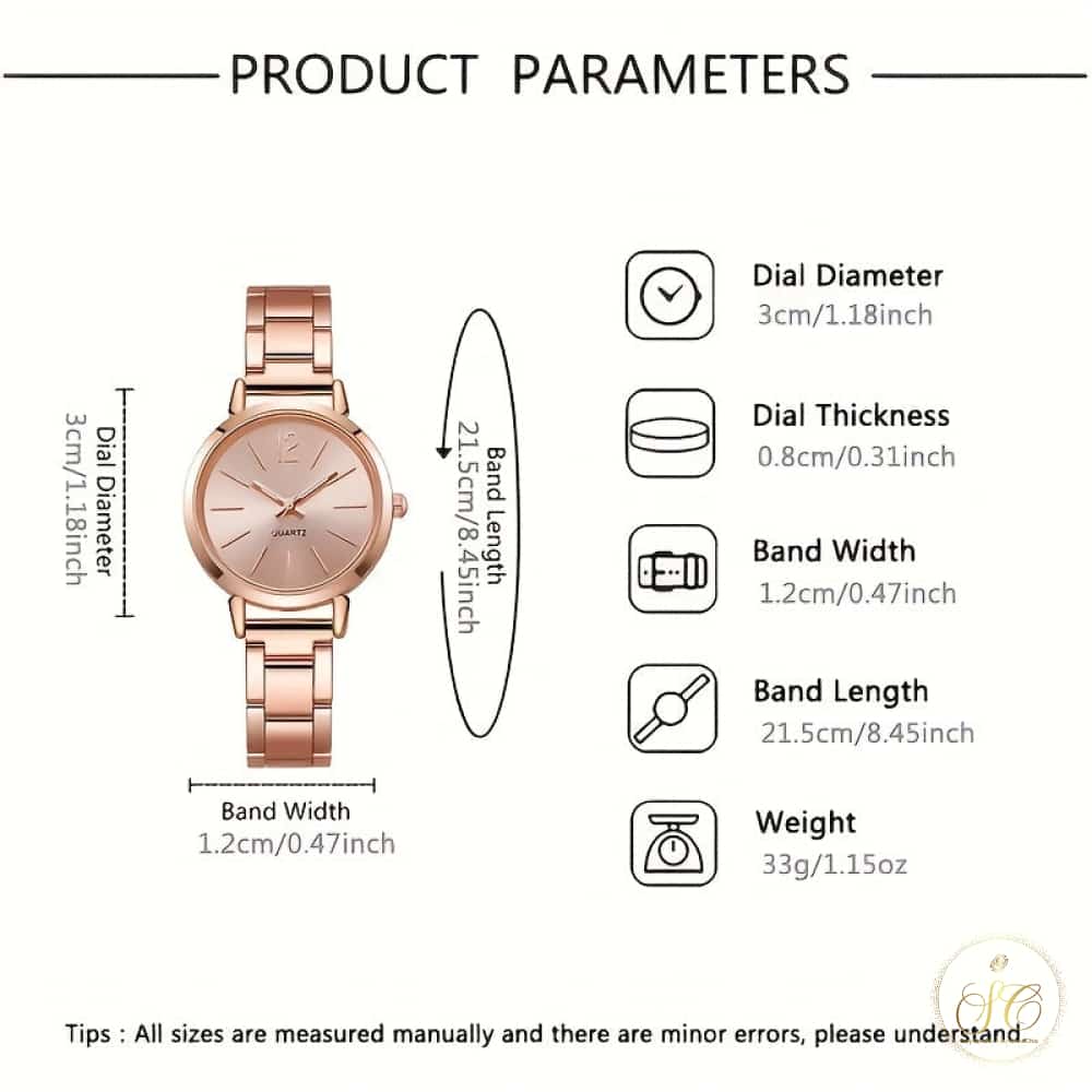 Timeless Stylish Watch And Butterfly Jewelry Set - SeoulChic.store