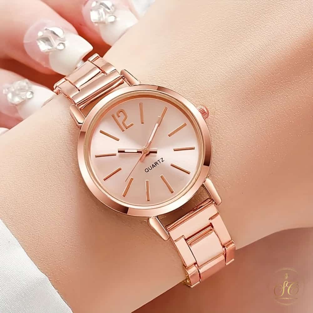 Timeless Stylish Watch And Butterfly Jewelry Set - SeoulChic.store