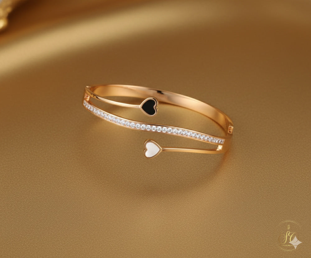Timeless Rose Gold Twisted Rope Design Bracelet - SeoulChic.store