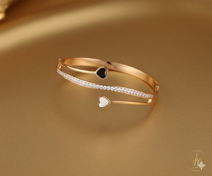 Timeless Rose Gold Twisted Rope Design Bracelet - SeoulChic.store
