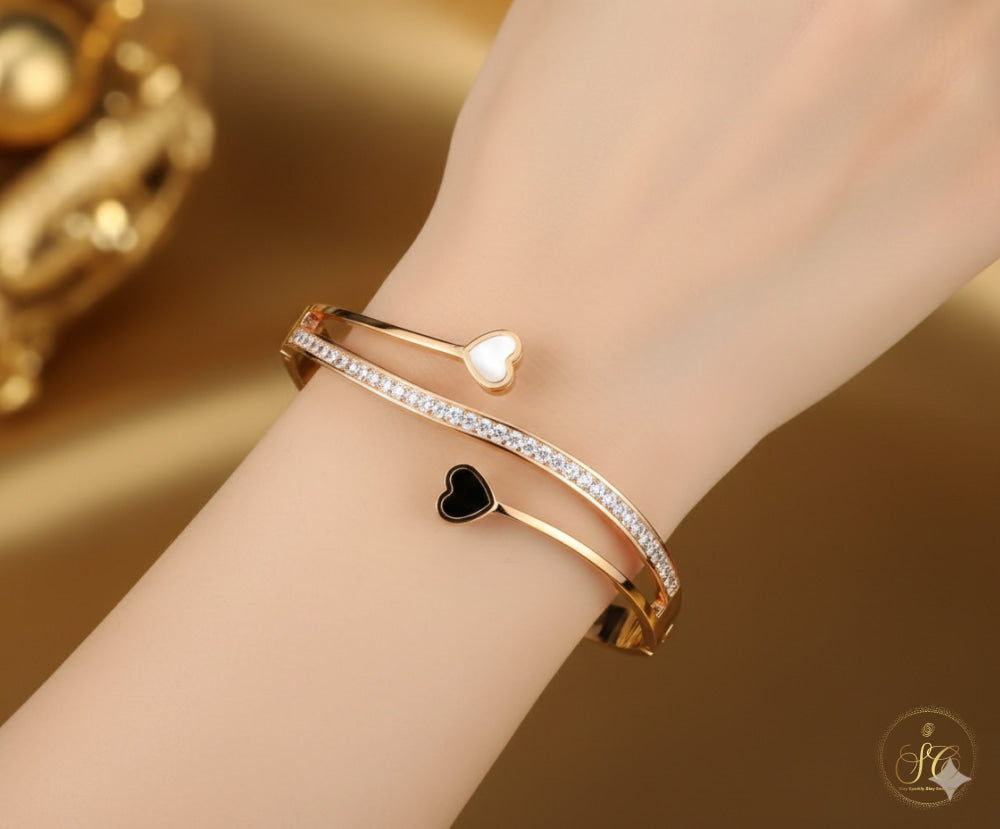 Timeless Rose Gold Twisted Rope Design Bracelet - SeoulChic.store