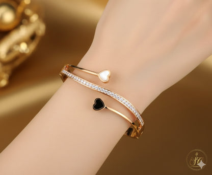 Timeless Rose Gold Twisted Rope Design Bracelet - SeoulChic.store