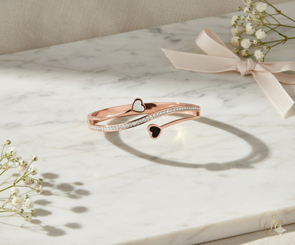 Timeless Rose Gold Twisted Rope Design Bracelet - SeoulChic.store
